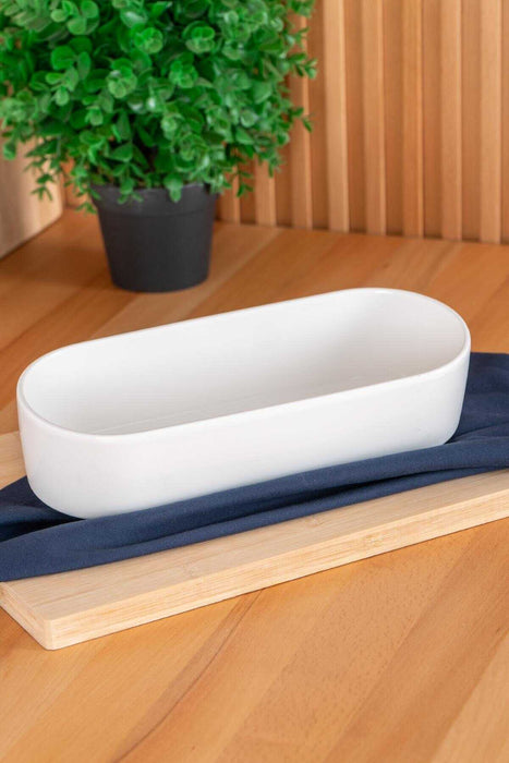 Bianco Perla Porzellan Servierschüssel Weiss 26cm