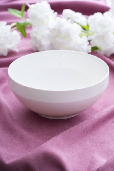 Aria White Porzellan Salatschüssel Weiss 20cm