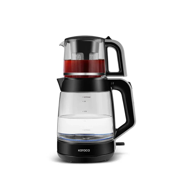 Karaca Glass Tea XL Teekocher Space Gray