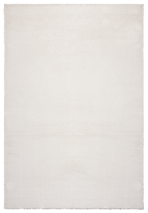Loft Cream Waschbarer Teppich Rund