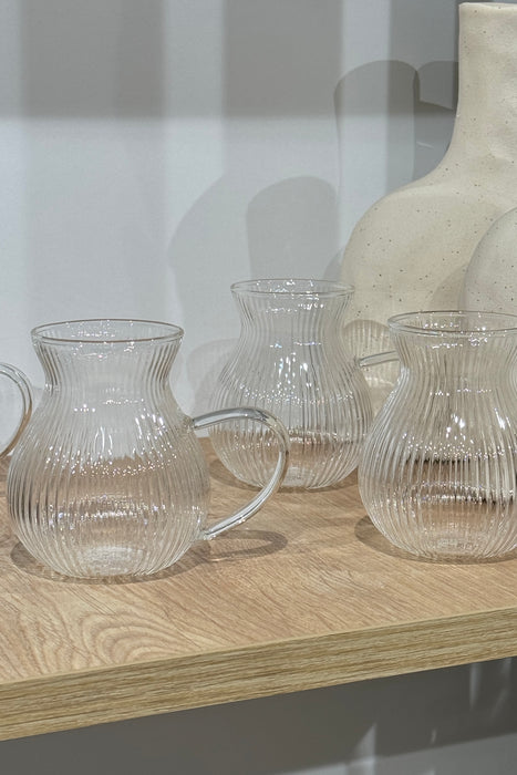 6er Style Teegläser mit Henkel
