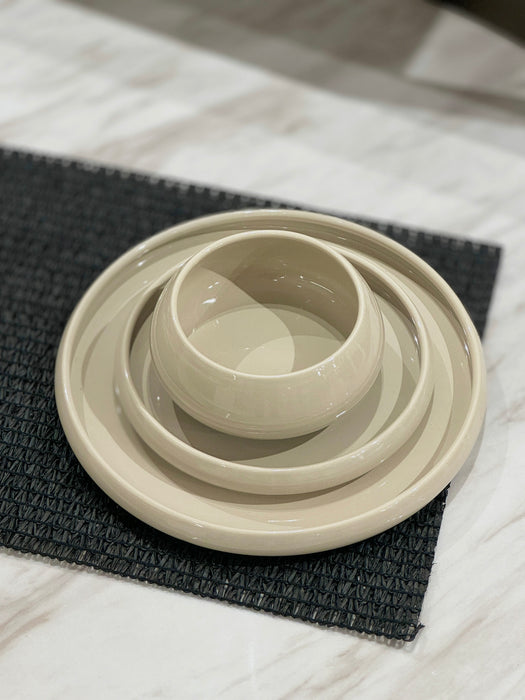 Bondy Beige 18 teiliges Tafelservice für 6 Personen