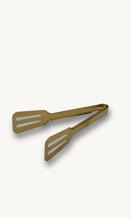 Servierzange Goldfarben