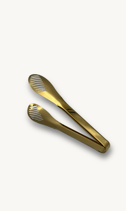 Servierzange Goldfarben