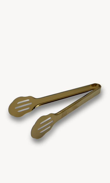 Servierzange Goldfarben