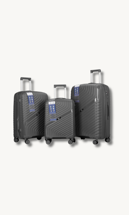 3-teilig Kofferset Reisekoffer Dunkelgrau