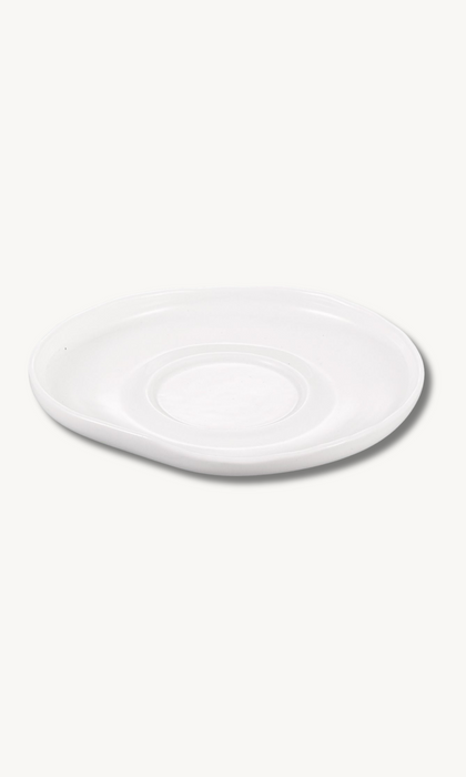 Barles Weiss Porzellan Untersetzer Set 6 teilig