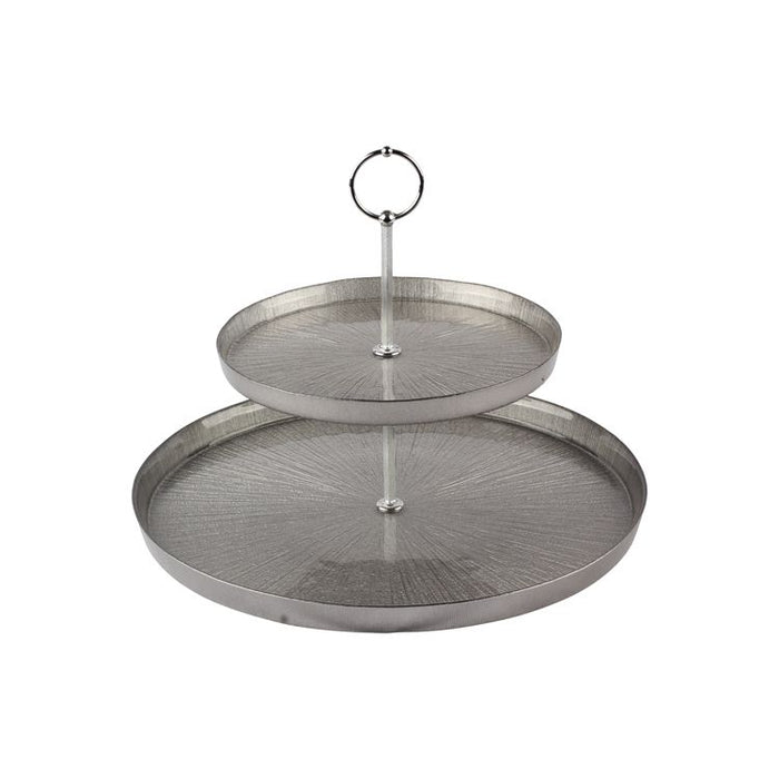 Rexy Silber Etagere 2-stöckig