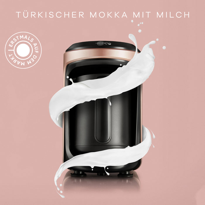 Karaca Hatir Hüps Elektrischer Mokkakocher Rosegold