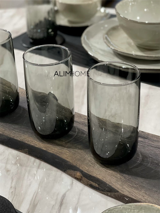 Pasabahce Iconic Grau 3 teilig Trinkglas 365ml