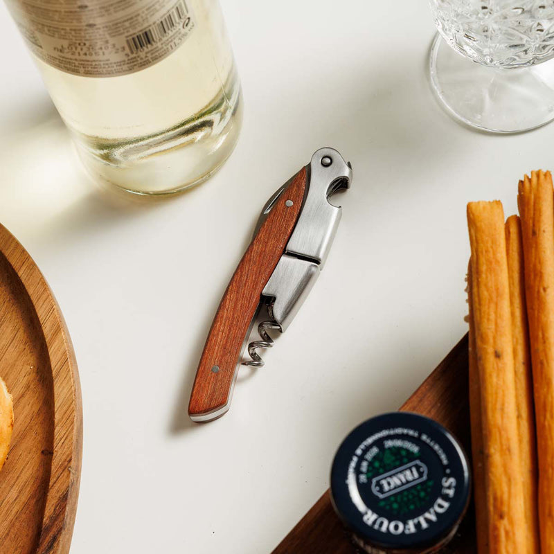 Flaschenöffner mit Akazie Griff