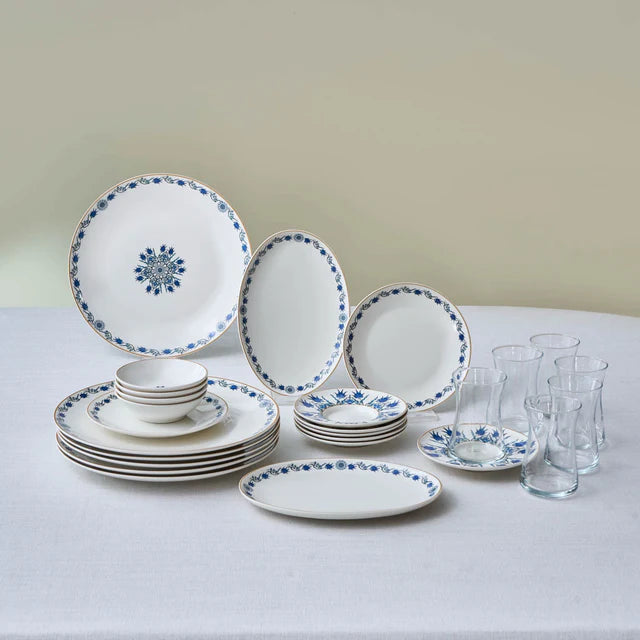 Karaca Iznik 26 teiliges Frühstücksset für 6 Personen