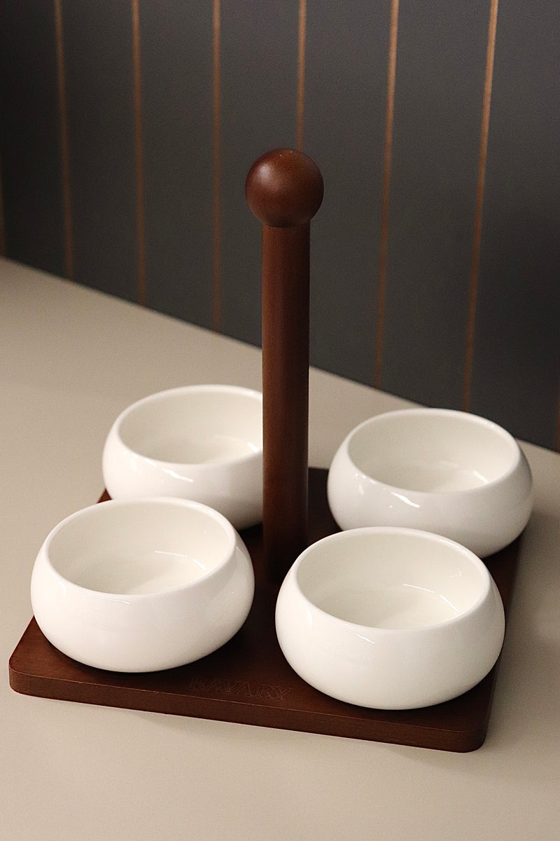 Chubby Dark Snackset 5 teilig mit Griff