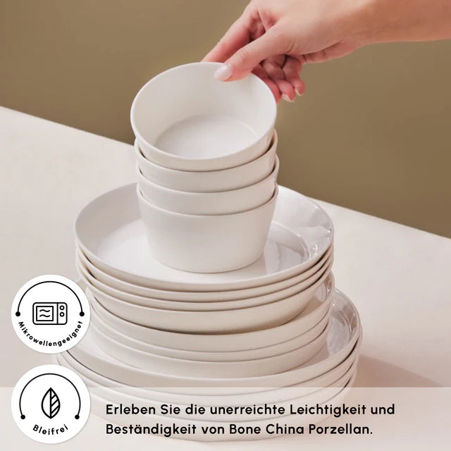 Karaca Bomo 53 teiliges Tafelservice für 12 Personen