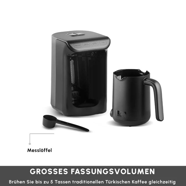 Karaca Hatir Koz Milky Elektrischer Mokkakocher Anthrazit