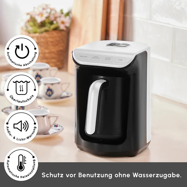 Karaca Hatir Koz Milky Elektrischer Mokkakocher White