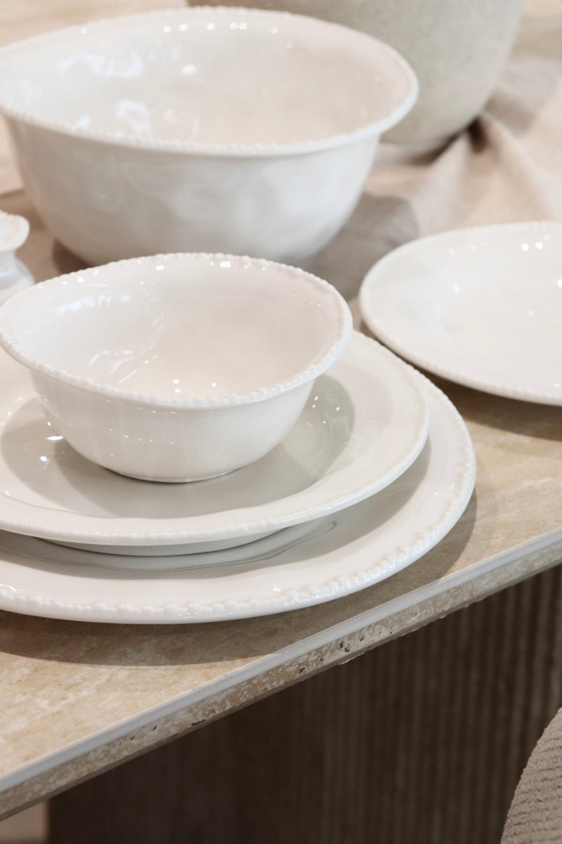 Pearls White 27 teiliges Tafelservice für 6 Personen