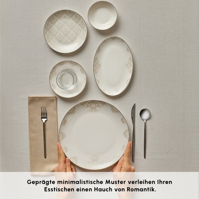 Karaca Siena 20 teiliges Frühstücksset für 6 Personen