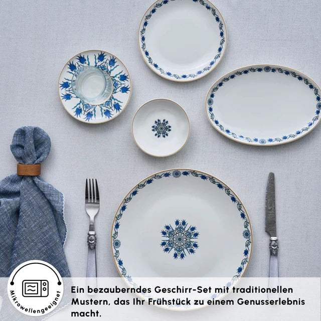Karaca Iznik 26 teiliges Frühstücksset für 6 Personen