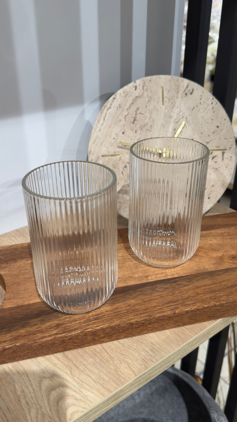 Striped Long Trinkglas 6er Set