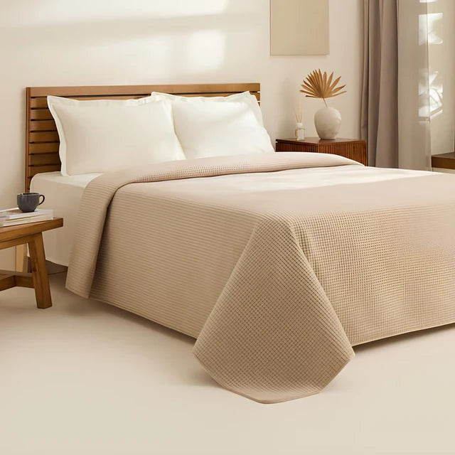 Karaca Chloe Beige Tagesdecke 230x240cm