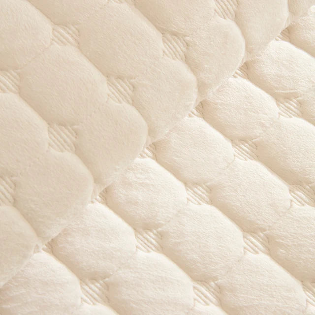 Karaca Alice Cream Tagesdecke Set 3 teilig 230x240cm