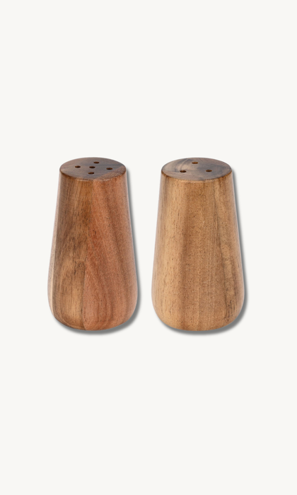 Salz- und Pfefferstreuer Set aus Akazie