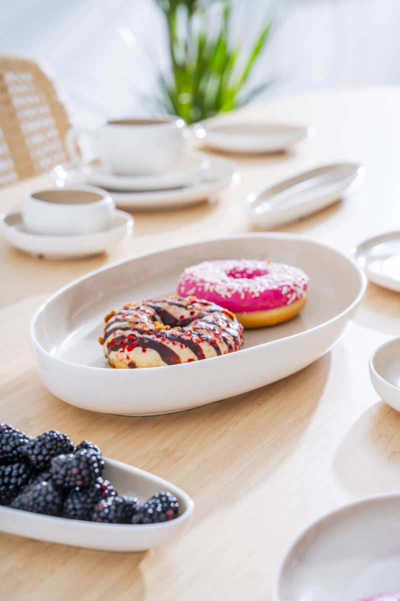 New Capital Beige 33 teiliges Frühstücksset für 6 Personen