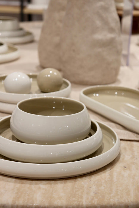 Bianco Beige 27-piece dinner service for 6 people