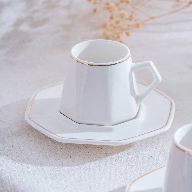 Elera Gold Mokkatassenset 12-teilig für 6 Personen