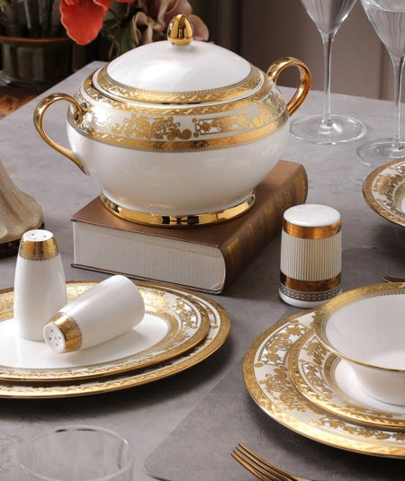 Acar Morwenna Premium 60 teiliges Tafelservice für 12 Personen