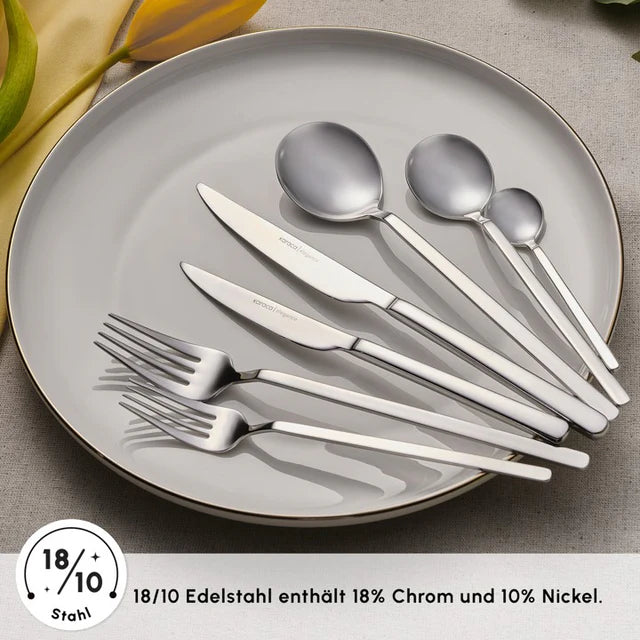 Karaca Elegance Gale 84 teiliges Besteckset für 12 Personen