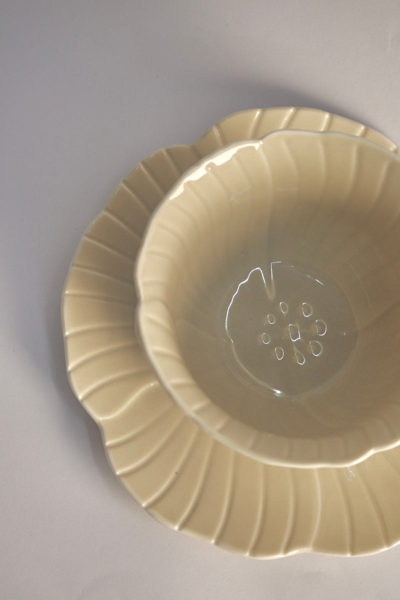 Florange Beige Kaffeeset 12 teilig für 6 Personen