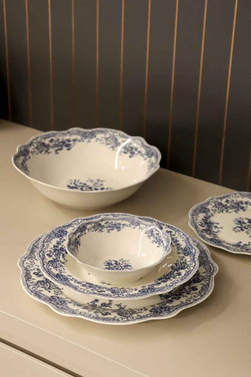 Vintage Blue  25 teiliges Tafelservice für 6 Personen