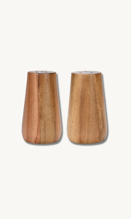 Salz- und Pfefferstreuer Set aus Akazie