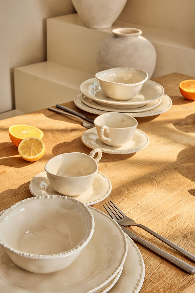 Pearls Beige 27 teiliges Tafelservice für 6 Personen — Alim Home
