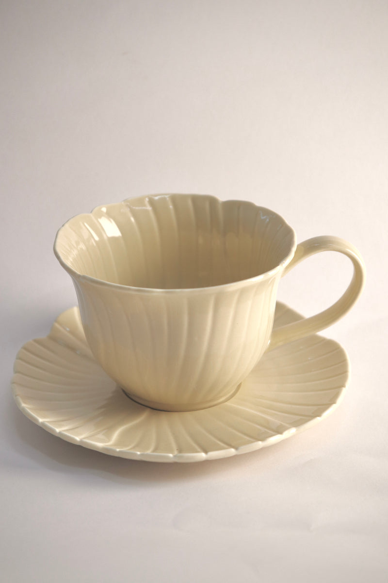 Florange Beige Kaffeeset 12 teilig für 6 Personen — Alim Home