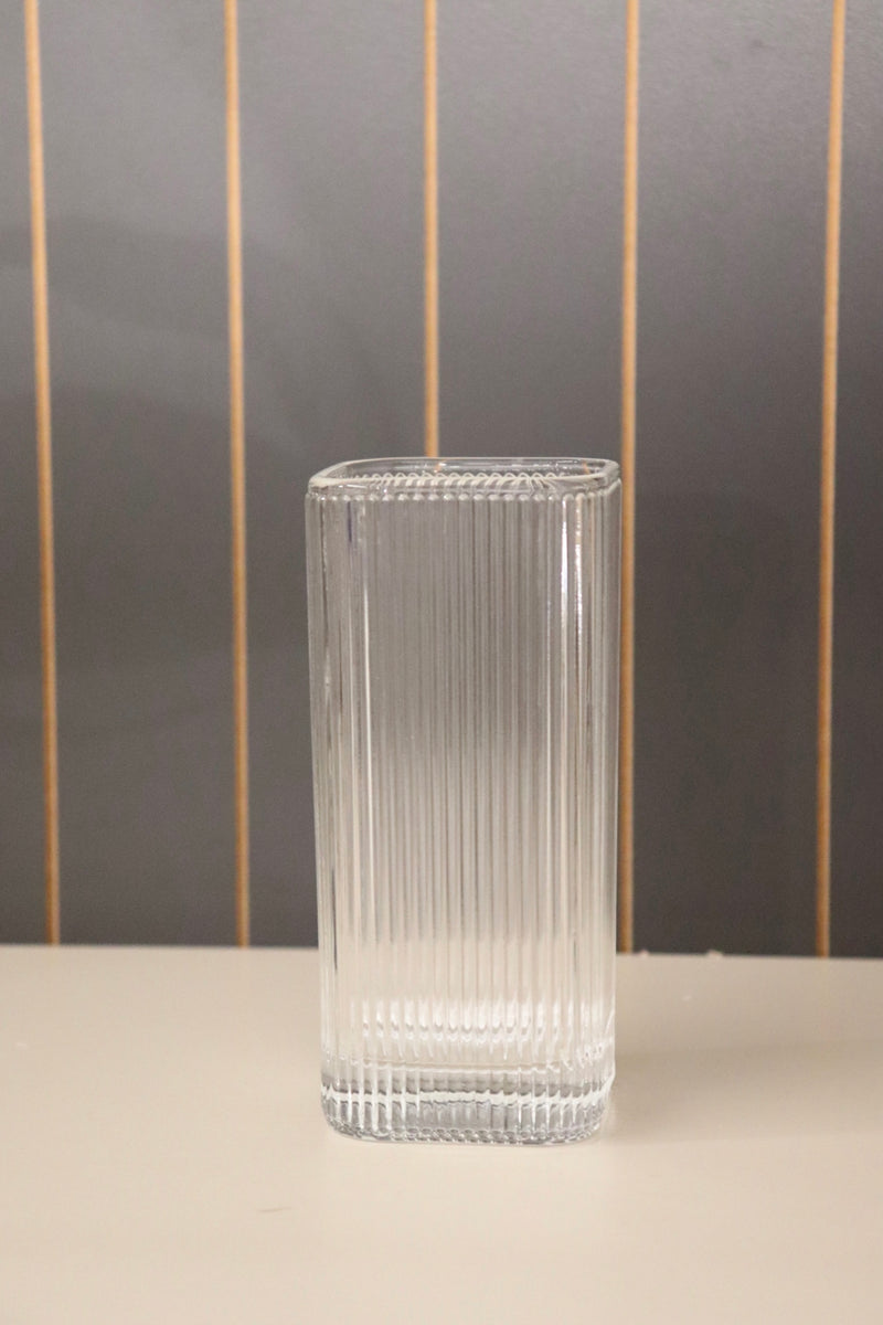 Ripple Square Trinkglas Set 6 teilig 13,5cm
