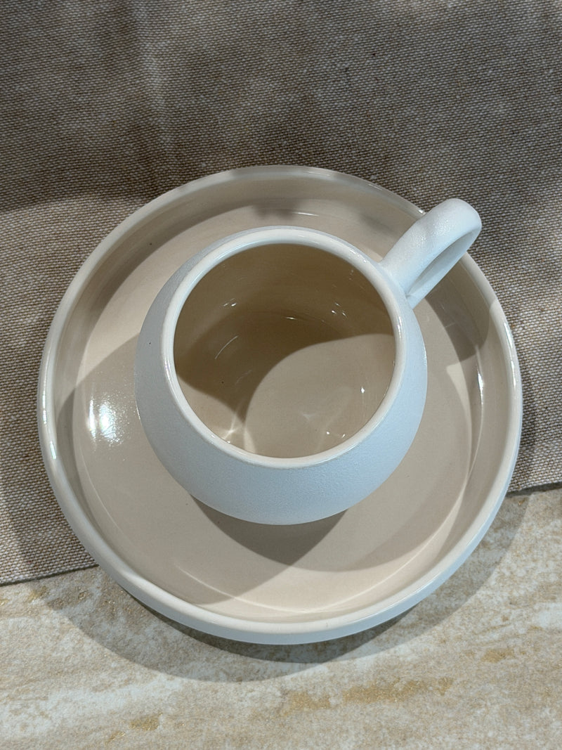 Nordic Beige Kaffeetassenset 12-teilig für 6 Personen