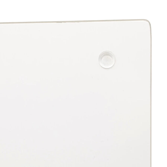 Glas Schneidebrett 30x20cm Beige