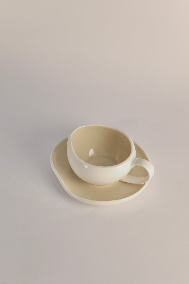 Barles Beige Mokkaset 12 teilig für 6 Personen
