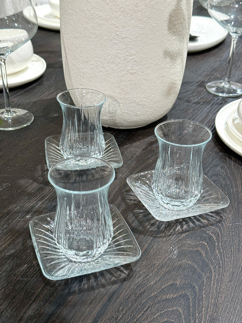 Pasabahce Echo Teegläserset 12 teilig für 6 Personen