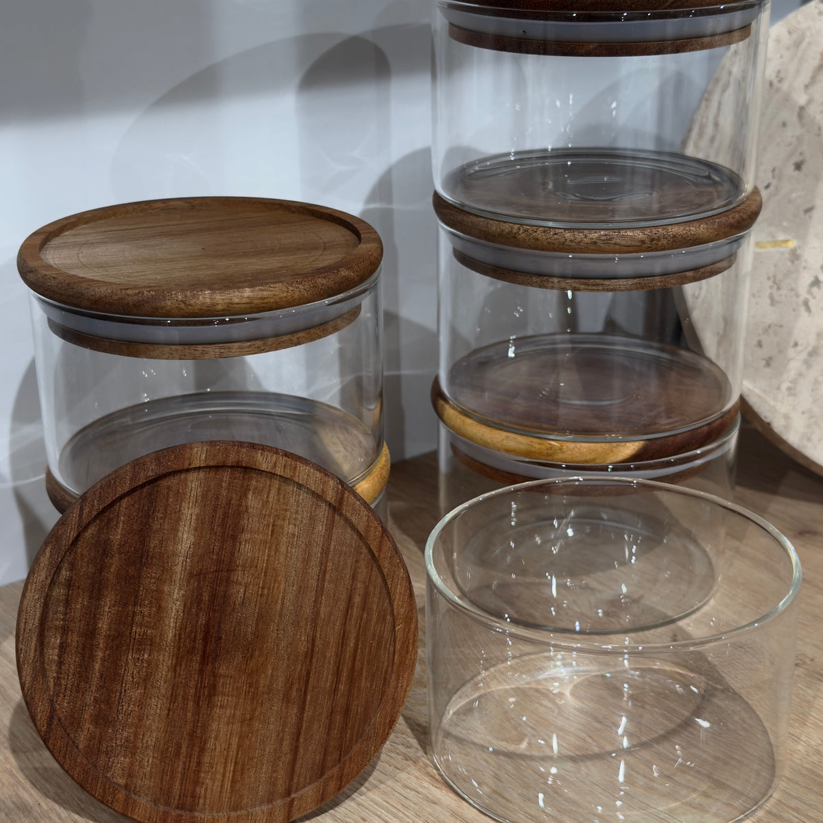 Snackschale / Vorratsgläser mit Deckel 6er Set — Alim Home