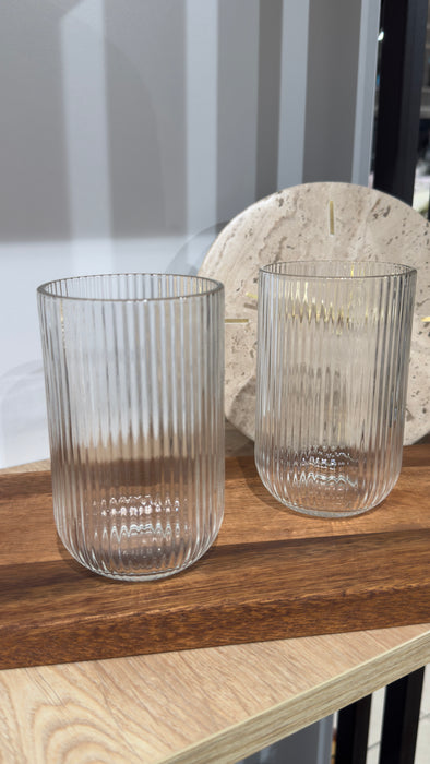 Striped Long Trinkglas 6er Set