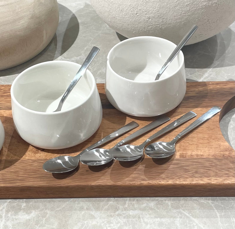 6er Teelöffel Set Silber