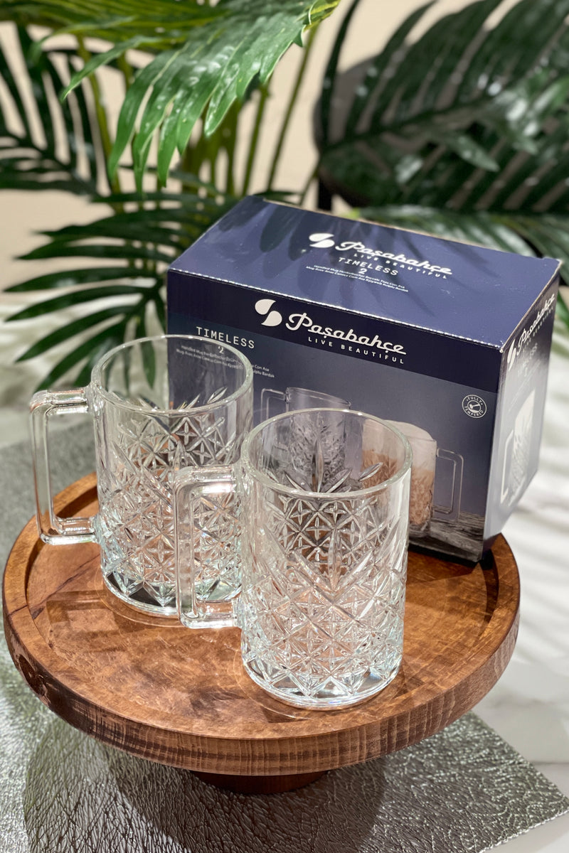 Pasabahce Timeless Glastasse 2 teilig 310ml