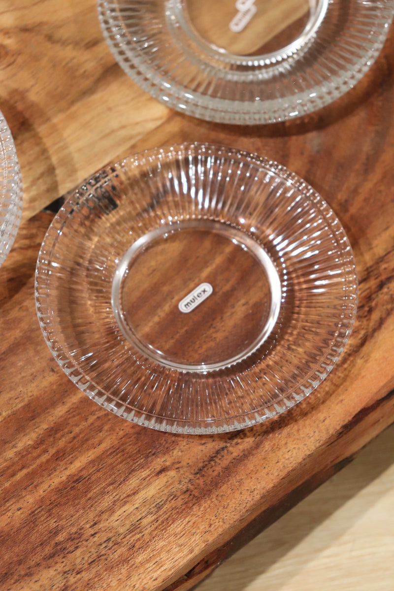 Glas Untersetzer Set 6 tlg.