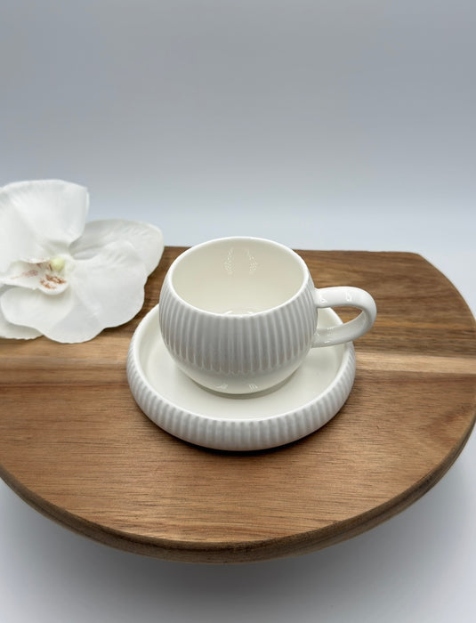 Chubby Lines Mokkatassenset 12-teilig für 6 Personen