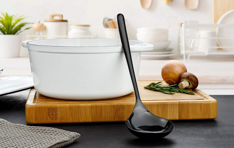 Schöpflöffel Edelstahl Schwarz