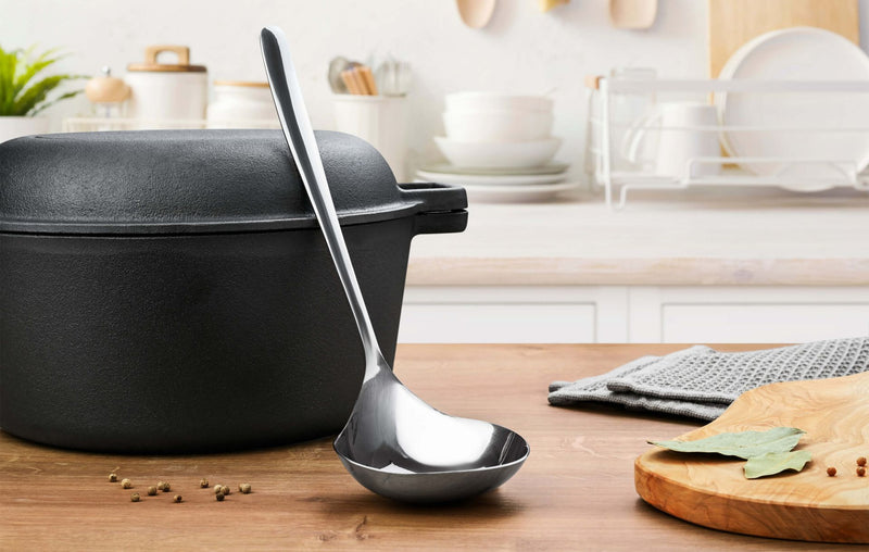 Schöpflöffel Edelstahl Schwarz